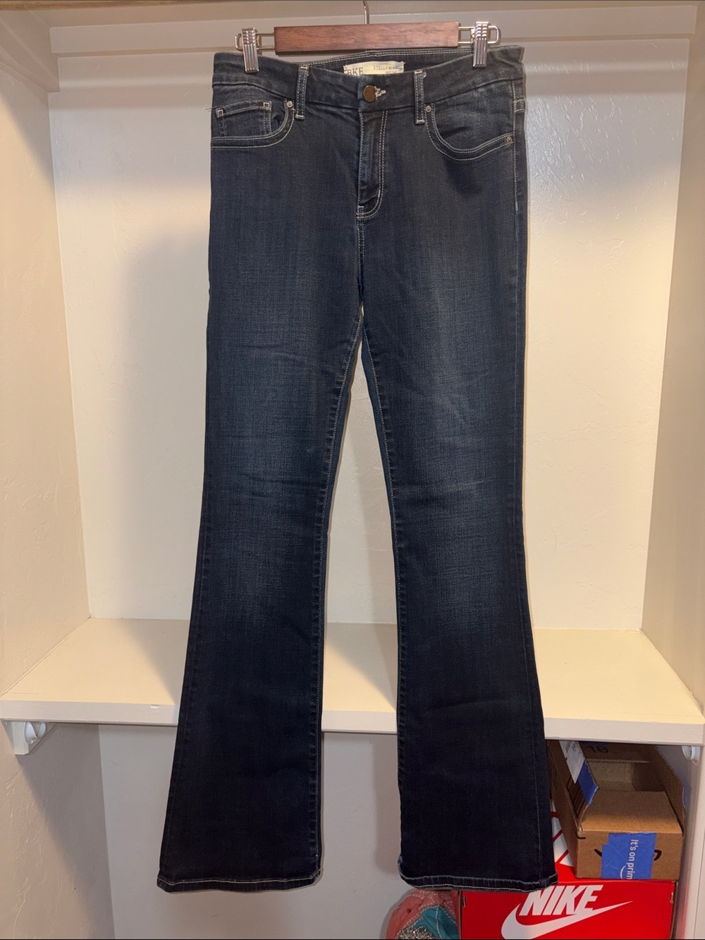 BKE Dark Indigo Flare Jeans